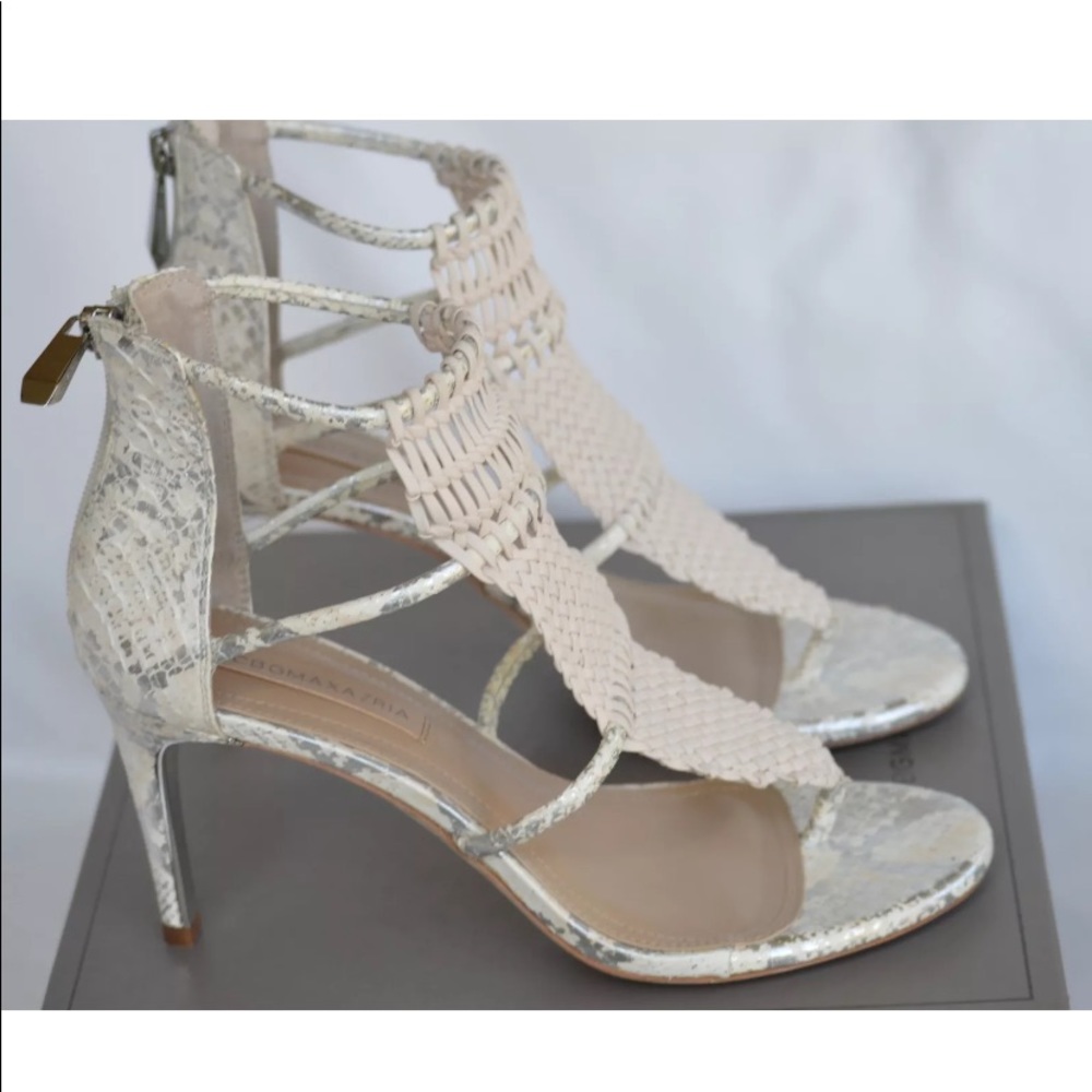 NWB BCBG Sandal Natural US 8.5 EUR 38.5 Orig $325. - Picture 5 of 14